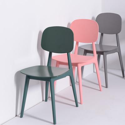 China Wholesale MODERN Cheap Modern Colorful Kitchen Dining Chairs Plastic Dining Chairs Cafe PP Plastic Dining Chairs for sale