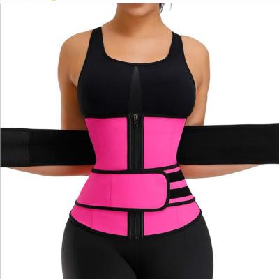 China Amazon Best Sellers Fitness Latex Body Shaper Bandage Loop Fat Burning Belly Wraps Waist Wrap for sale