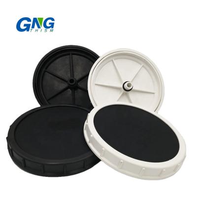 China High Oxygen Transfer Efficiency 8,9,12 Inch Fine Bubble Disc Diffuser Silicone Membrane Diffuser for sale