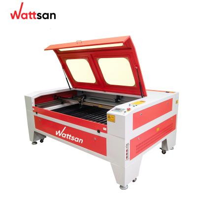 China Wattsan 1290 Duos ST 100W CO2 Laser Cutting Machine Full-enclosed Dual Heads For Wood / Fabric / Plastic for sale