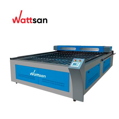 China 1525 Flat Bed Water Cooled Wood Wattsan CO2 Acrylic Plastic Silk Cutting Machine 1525 for sale