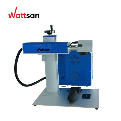 China Laser Marking Wattsan 20w 30w 50w Fiber Laser Marking Machines / Fiber Laser Engraving Machines for sale