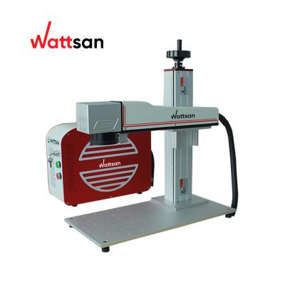 China Laser Marking WATTSAN 30W Fiber Laser Engraving Machine Laser Marking Machines 150*150mm 200*200mm for sale