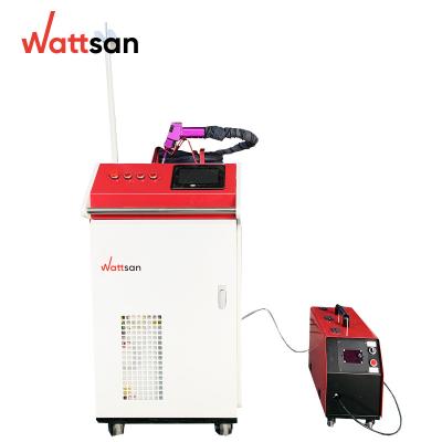 China Building Material Stores Wattsan LASER-WELD-Q1500 Fiber Laser Welder Machine For Welding Steel Copper Gold for sale