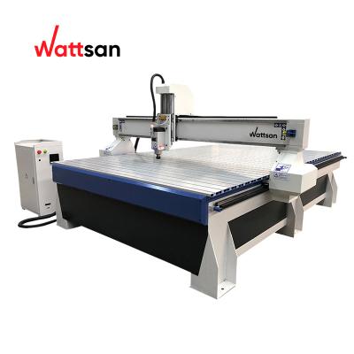 China Building Material Stores Wattsan M1-2030 3kw 4.5kw 5.5kw 2000*3000*300mm Router CNC Wood Engraving Cutting Machine for sale