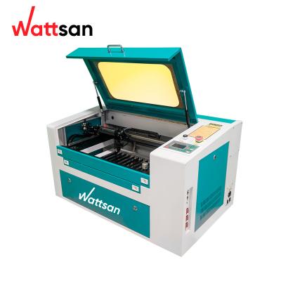 China Laser Engraving Wattsan CL0503 500*300mm CO2 50w Laser Engraver Mini Laser Machine for sale