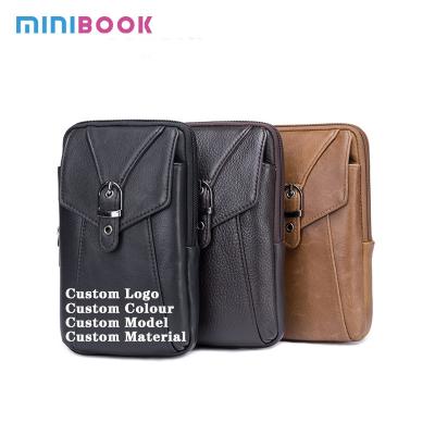 China High Quality Vintage Minibook Waist Bag For Men Cell Phone Bag Wallet, Waist Bag Sling Cross - Body, Pussy Package Wholesale Custom for sale