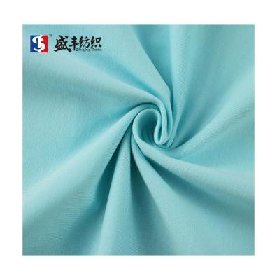 China Shrink-Resistant Made In China Factory Wholesale Jersey Fabric For T Shirt Plain 100% Cotton Jersey T-shirt Fabric for sale