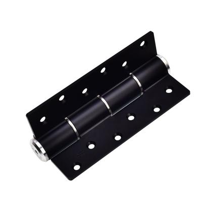 China Modern European Standard 6 Inch Black Wooden Door Window Pivot Hinge Stainless Steel Door Hinge Flag Hinge for sale