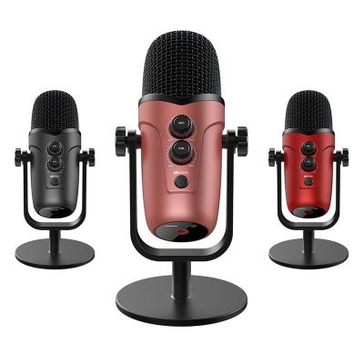 China Support Condenser Professional Portable Gaming Recording Studio Live Karaoke Singing Microphone USB MIC for sale