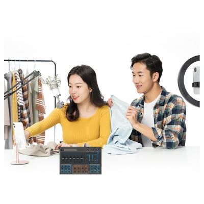 China 18 kinds live broadcast (can ODM) sing to recording studio software pcie mixer creative microphone bm800 v8 birthday blue and cog sound card for sale