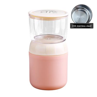 China 304 Stainless Steel Children's Portable Viable Thermal Soup Milk Adult Student Cups Office Breakfast Oatmeal Cereal Cup Set for sale