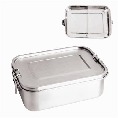 China Good Quality Stainless Steel Bento Boxes 3 Grids Adult Student Office Silicone Seal Leakproof Freshness Keeping With Cover Lunch Box Container for sale