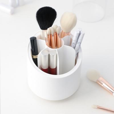 China Viable Transparent Makeup Brush Holder Eyebrow Pencil Storage Box Cosmetics Organizer for sale