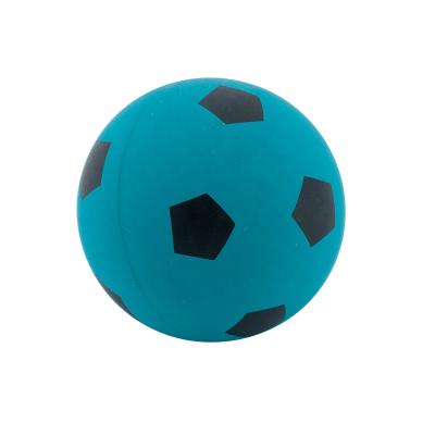 China Soft Shape Cavity Rubber Soccer Ball Soccer Toy 60mm Bouncy Ball For Kids Play for sale