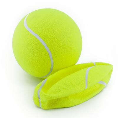 China Pet Toy 9.5 Inch Big Size Tennis Ball Inflatable Pet Toy for sale