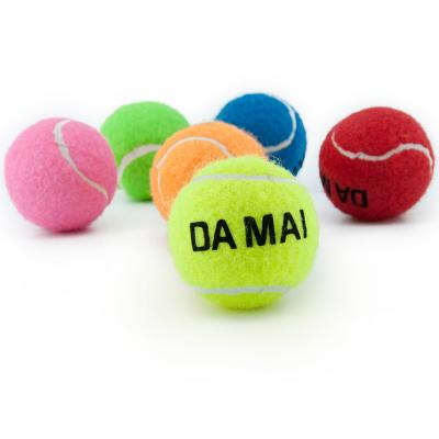 China Pet toy or promotion factory custom high quality orange 48mm mini tennis balls for sale