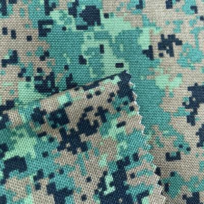 China Waterproof 100% Cordura Printed Fabric 500D Nylon PU Coating Oxford Military Camouflage for sale