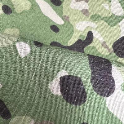 China T/C waterproof poly/cotton 65/35 tear stop fabric for military uniform IRR camouflage for sale