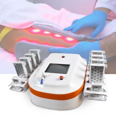 China Skin tightening fat burning lipo laser salon use 8 laserlipo pads 3D mitsubishi portable diode lipolaser slimming machine device for sale