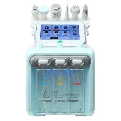 China Intelligent Dye Removal Beauty Machine Skin Peeling Hydrogen Oxygen Hydra H2O2 Small Facial Cleansing Bubble for sale