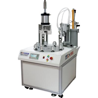 China Blister Making Easy To Operate Semi Automatic 8 Station Pressure Plate Vending Machine Gluing Equipment for sale