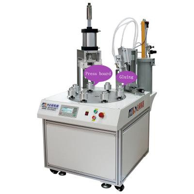 China Bulb Making 8 Station LED Light Making Glue Dispenser Pressing Machine Low Price for sale