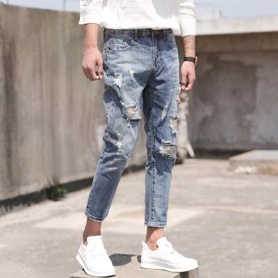 China Wholesale Customized Breathable Men Ripped Paralimpiaiparalimpiai Mens Jeans With Factory Direct Sale Price for sale