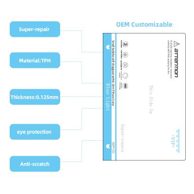 China Anti TPH Blue Lightweight Self-Healing Mobile Phone Screen Protector For iPhone 12 13 Mini Pro Max for sale