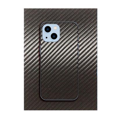 China For JJT Mobile Phone 3D Anti-scratch 3D Carbon Fiber Pattern Mobile Phone Sticker Film Back Screen Protector For iPhone 13 for sale