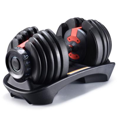 China Wholesale Home Use Factory Gym 24kg 40kg Dumbbell 52.5lb 90lb Adjustable Dumbbell Set for sale