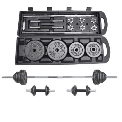 China Universal Hot Selling Brand Fitness Equipment Fitness Equipment White Dumbbell Electroplating Set for sale