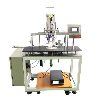 China Nonwoven Fabric Disposable Machine Competitive price masking tape making machine for face mask ear wire welding machine for sale