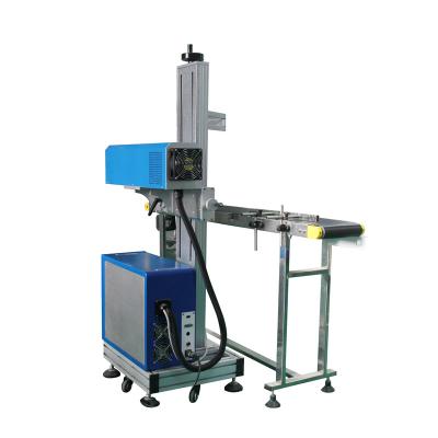 China Laser Marking High Level CO2 Flying Laser Marking Machine CNC Color for sale