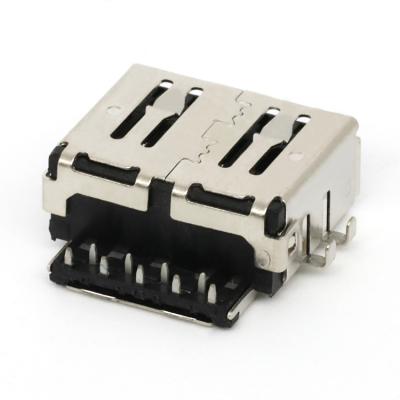 China USB 3.1 Type-A Female Socket China Supplier DIP Connector For PCB U03-AFXAXX-5020 for sale