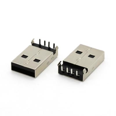 China PCB Mount USB 2.0 A Male Connector 4Pin Mid DIP Type For PCB for sale