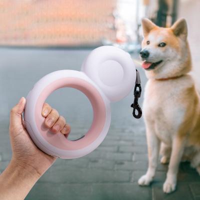 China Sustainable Newcomer Pets Automatic Retractable Lighting Dog Walking Leash With Bright Flashing LED Light for sale