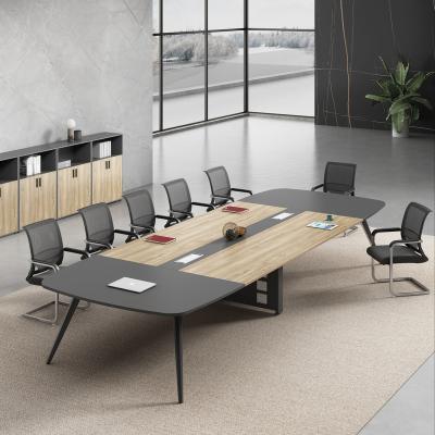 China (size)good quality steel frame adjustable modern simple conference table in office for sale