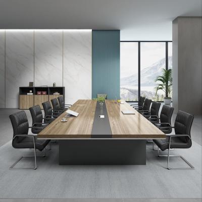 China (Size) Adjustable Long Teak Conference Table Popular Office Furniture In Work for sale