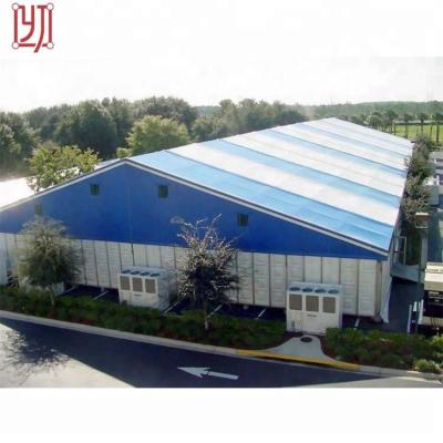 China 100m Frame Aluminum Warehouse Tent Storage Long Service Life 50m For Sale for sale