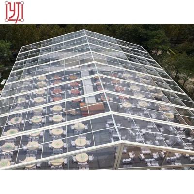 China Wedding 15m Frame Party Tent Clear With Wedding Decoration for sale