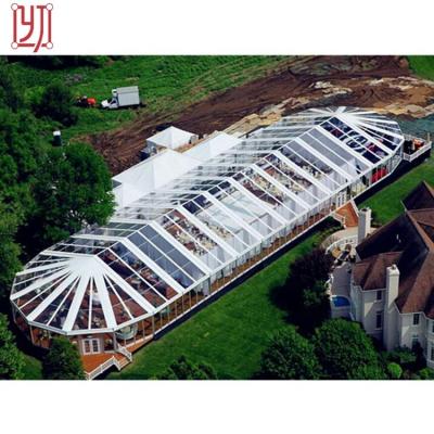 China 1020x40 White Wedding Party Tent With China Yijin Clear Window for sale