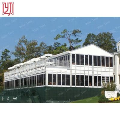 China Wedding double deck double floor maquee tent for trade show for sale