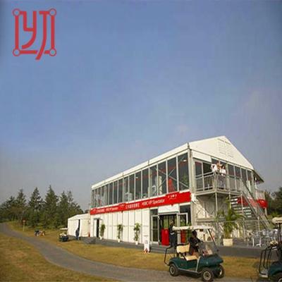 China Wedding Custom Double Deck Tent 2 Floor 2 Tier Tent For Paty Event for sale