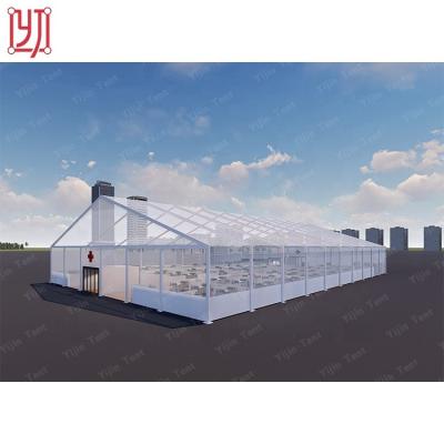 China Wedding Weather Resistant Aluminum Frame PVC Coating Negative Pressure Isolation Tent Medical Marquee for sale