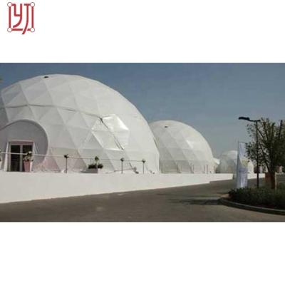 China Stable Structure 20m Diameter Large Party Geodesic Dome Camping Tent for sale