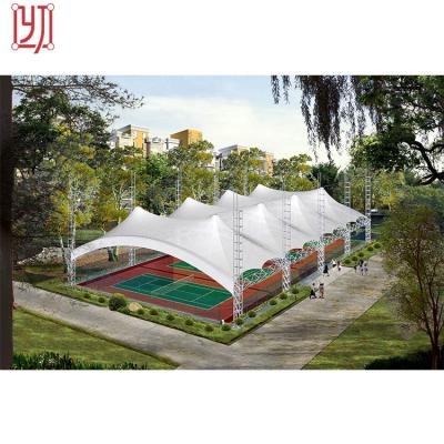 China Modern tensile membrane structure for sports center for sale