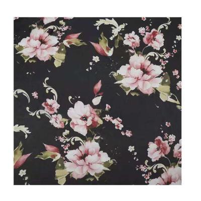 China Wrinkle Resistant Chiffon Printed Fabric 50D Dress Blouse Fabric Breathable Shirt Fabric for sale