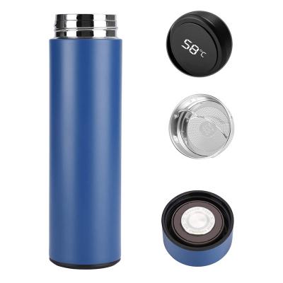 China Smart Temperature Display New Arrival Digital Temperature Display Water Bottle Stainless Steel Double Wall Vacuum Led Water Bottle for sale