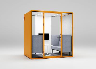 China Acoustic Private Office Meeting Booth With Aluminum Frame for sale